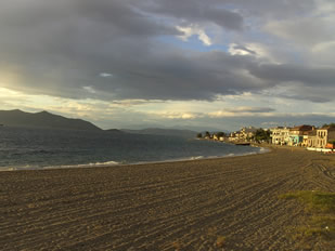 The beach in OREI